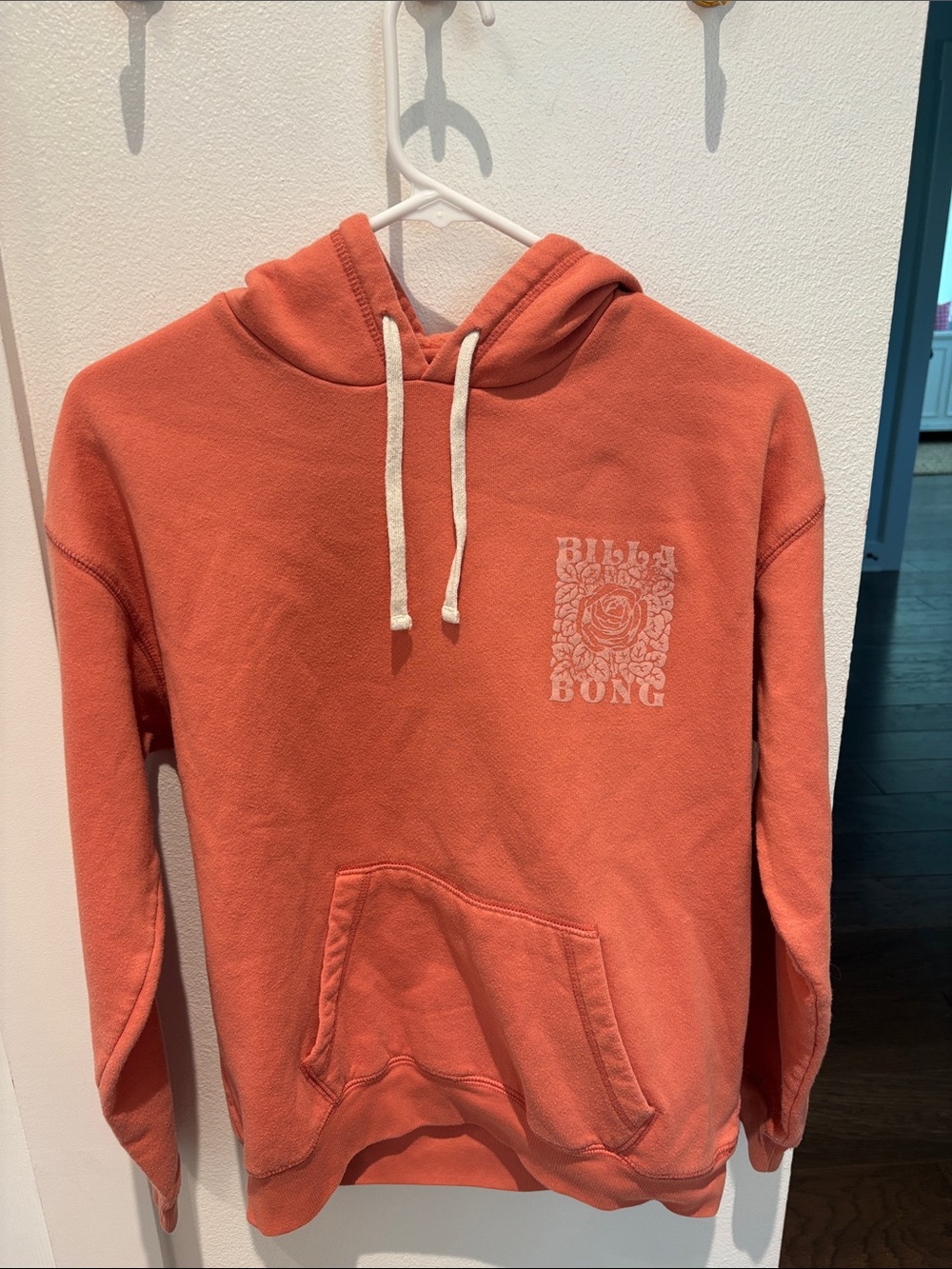 Billabong Men's Coral Hoodie with Chest Graphic